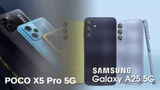 Perbandingan Samsung Galaxy A25 5G vs Xiaomi POCO X5 Pro 5G: Cek Spesifikasi dan Selisih Harga