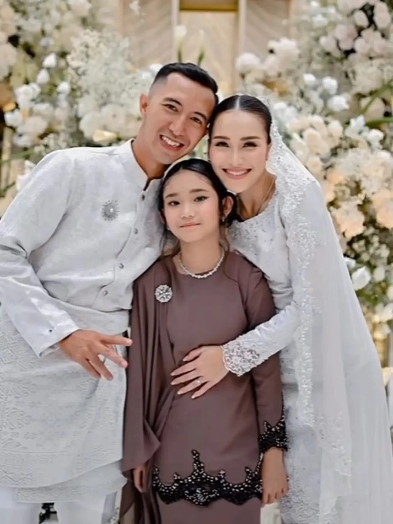 Bilqis Khumairah Razak di acara lamaran ayu ting ting 