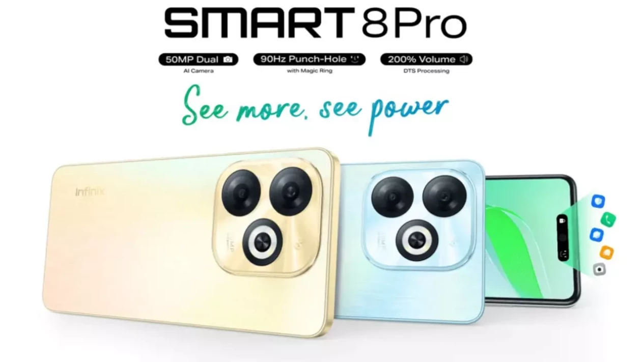 Infinix Smart 8 Pro Resmi Rilis dengan Kamera Super 50 MP dan Chip Helio G36