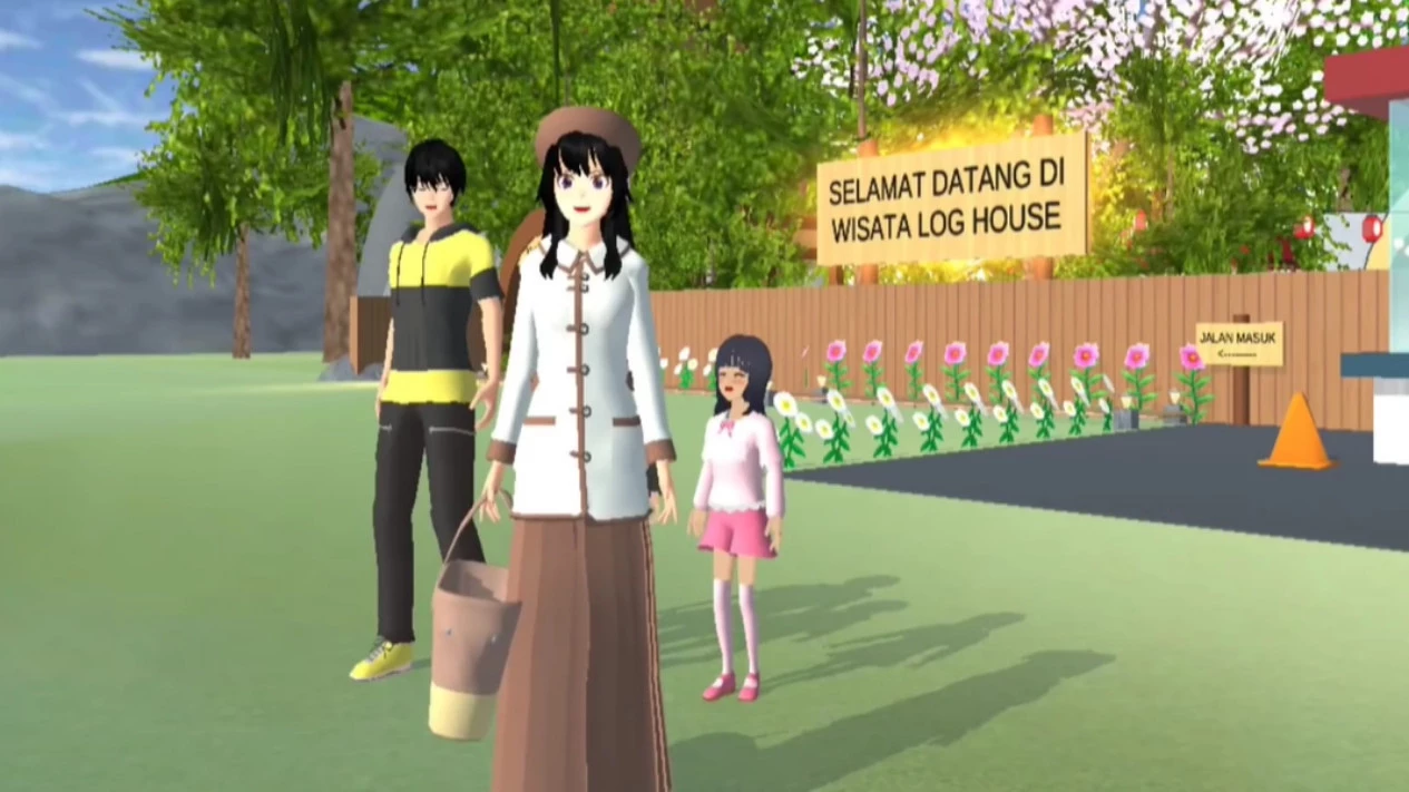 ID Props Taman Bermain di Sakura School Simulator, Bisa untuk berkeliling